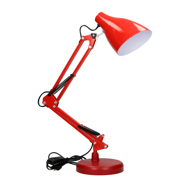 Desk lamp DIAN, 10W, steel fixture, red Desk lamp DIAN, 10W, steel fixture, red